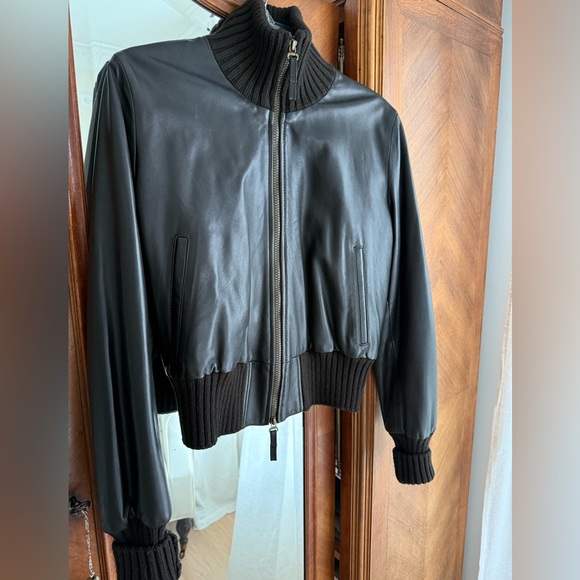 Fratelli Rossetti Jackets & Blazers - Fratelli Rossetti chocolate brown leather bomber jacket size S